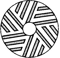 The grinding surface of a Millstone