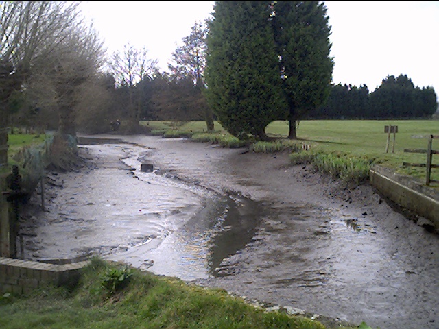 Ford End Watermill--The Millpond - Drained and Dry